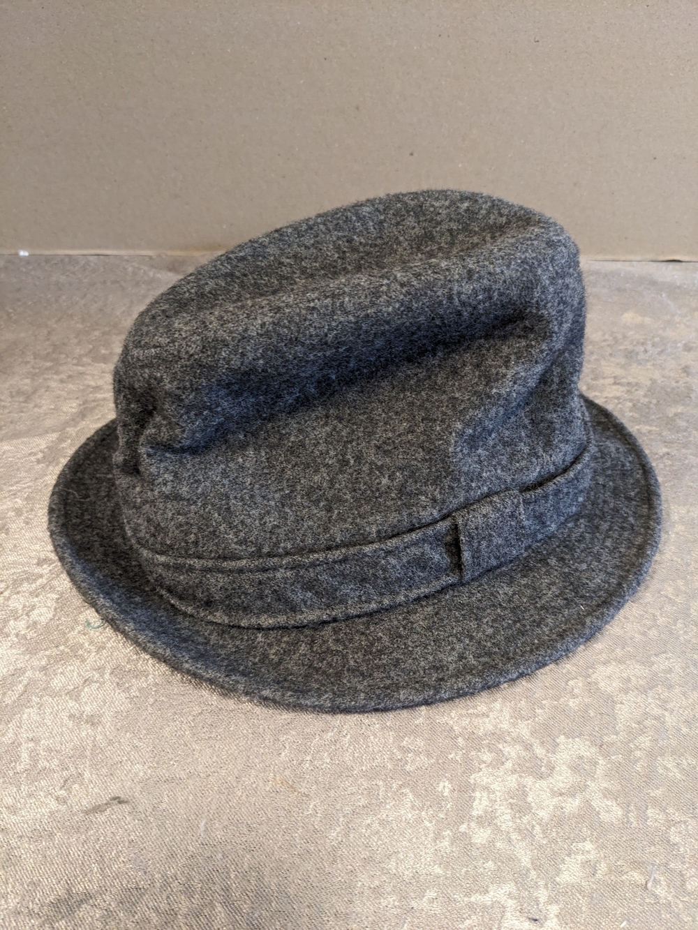 Vintage Dobbs Fifth Avenue New York Gray Wool Blend Fedora Hat - Size 7 1/8